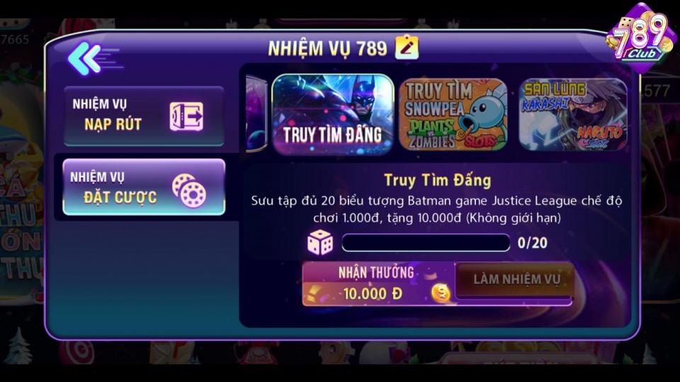 Thưởng Chào Mừng 789club